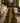 Golden Leaf Abstract Wool Runner Rug
