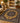 Mogul Gold Persian Silk Carpet & Rug