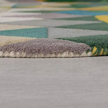 Modern Luxury Wool Carpet Hand-Tufted Round Rug