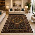 Imperial Onyx Medallion Persian Wool Carpet & Rug