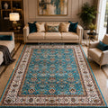 Royal Turquoise Floral Persian Carpet