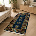 Royal Sapphire Heritage Runner Rug