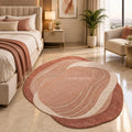 Blush Aura Abstract Hand Tufted Rug