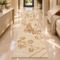 Golden Blossom Botanical Wool Runner