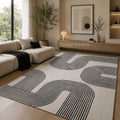 Monochrome Flow Hand Tufted Wool Rug