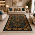 Imperial Teal Heritage Persian Wool Carpet & Rug