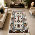 Royal Garden Ivory Persian Runner Rug