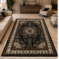 Royal Noir Persian Silk Carpet & Rug