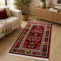Royal Burgundy Persian Runner Rug