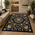 Imperial Bloom Hand Tufted Wool Rug