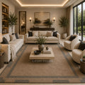 Stonehaven Hand-Tufted Border Wool Rug