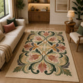 Blush Botanica Hand Tufted Wool Rug