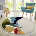 Abstract Pattern Custom Made Round Rug