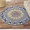 Modern Abstract Pattern Circular Rug