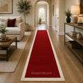 Ruby Royale Border Wool Runner Rug