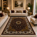 Imperial Ruby Persian Machine Made Wool Carpet & Rug