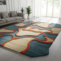 Handmade Modern Abstract Wool Rug
