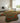 Olive Green and Burnt Orange Hand Tufted Wool Carpet