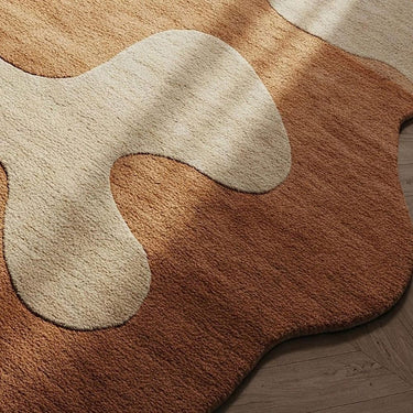 Handmade Modern Organic Design Luxury Wool Carpet