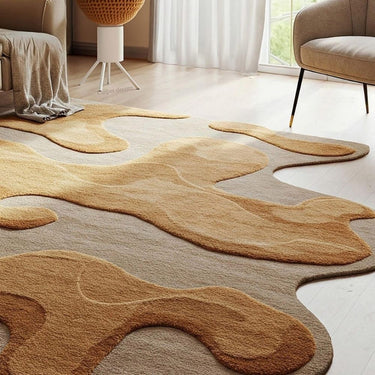 Handmade Modern Organic Wool Carpet
