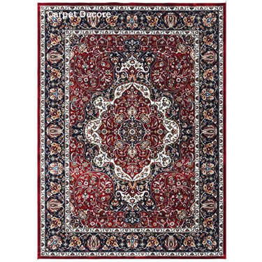 Royal Burgundy Medallion Persian Rug