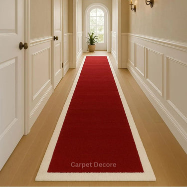 Ruby Royale Border Wool Runner Rug