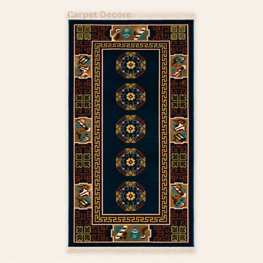 Royal Sapphire Heritage Runner Rug