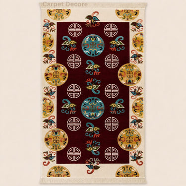 Imperial Dynasty Ruby Runner Rug