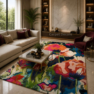 Bloom Symphony Hand Tufted Wool Rug