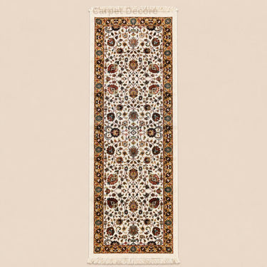 Royal Ivory Heritage Floral Runner Rug