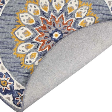 Modern Abstract Pattern Circular Rug