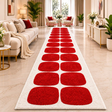 Scarlet Pebble Modern Runner Rug