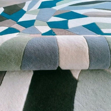 Radiant Prism Hand Tufted Wool Rug