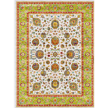 Imperial Green Garden Persian Carpet