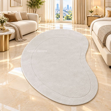 Ivory Serenity Sculpted Luxury Rug