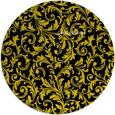 Imperial Gold Hand Tufted Wool Round Rug