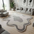Handmade Wool Rug – Misty Flow Modern Design