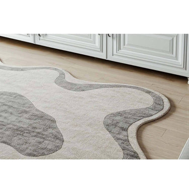 Handmade Wool Rug – Misty Flow Modern Design