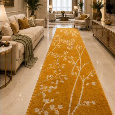 Golden Meadow Hand Tufted Wool Runner Rug