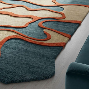 Handmade Modern Abstract Wool Rug