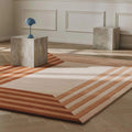 Contemporary Hand Tufted Wool Carpet