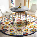Handmade Abstract Round Area Rug