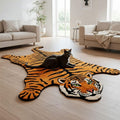 Handmade Modern Tiger Animal Design Hand Tufted Wool Carpet