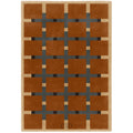 GridCraft Wool Rug – Modern Geometric Hand-Tufted Carpet