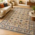 Mogul Brown Persian  Silk Carpet & Rug