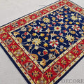 Feagin +Floral Blue Tan Area Rug