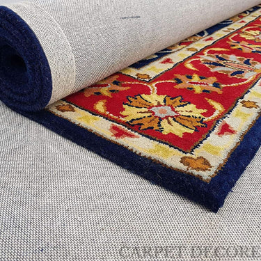 Feagin +Floral Blue Tan Area Rug