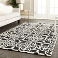 Handmade Tufted Export Quality Wool Carpet (Black)