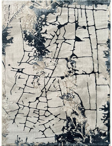 Vintage Ochre Silk Carpet