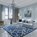 Custom Blue Luxury Carpet